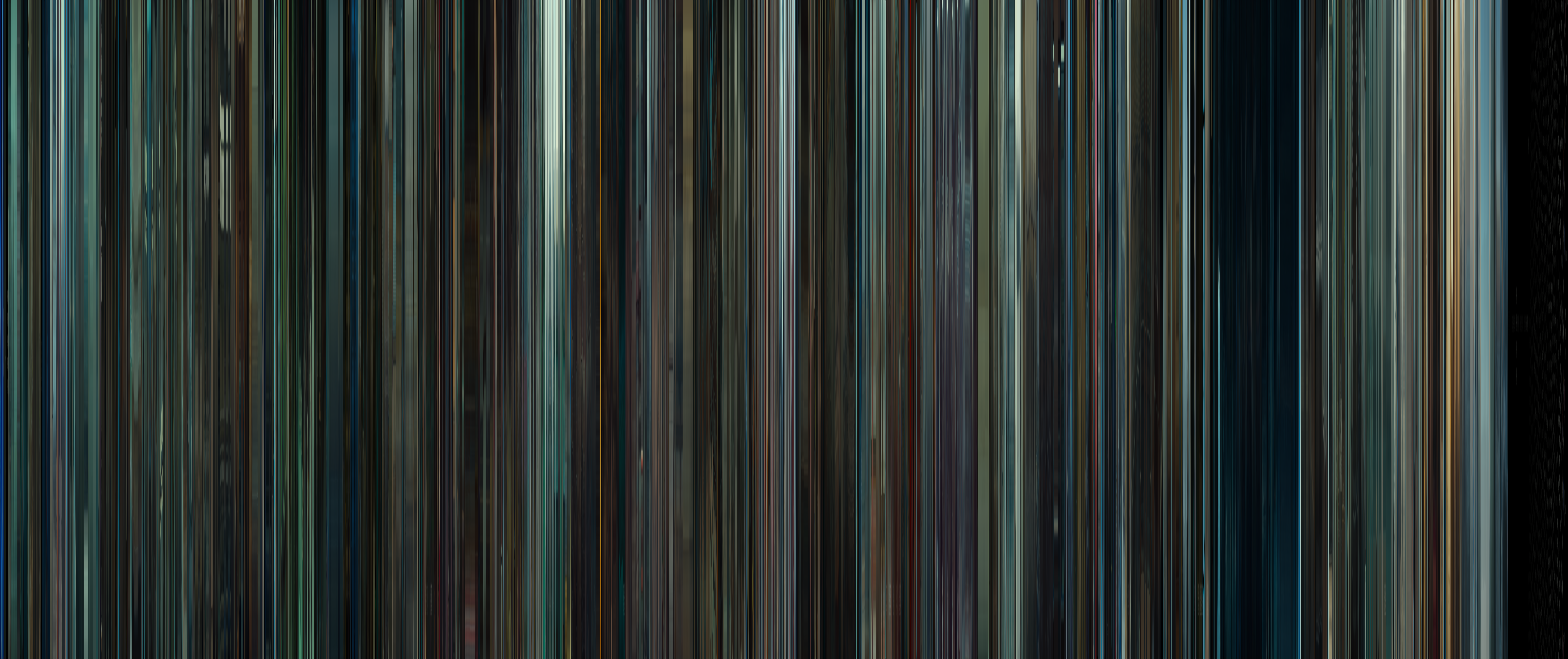 Color barcode for Decision to Leave (2022)