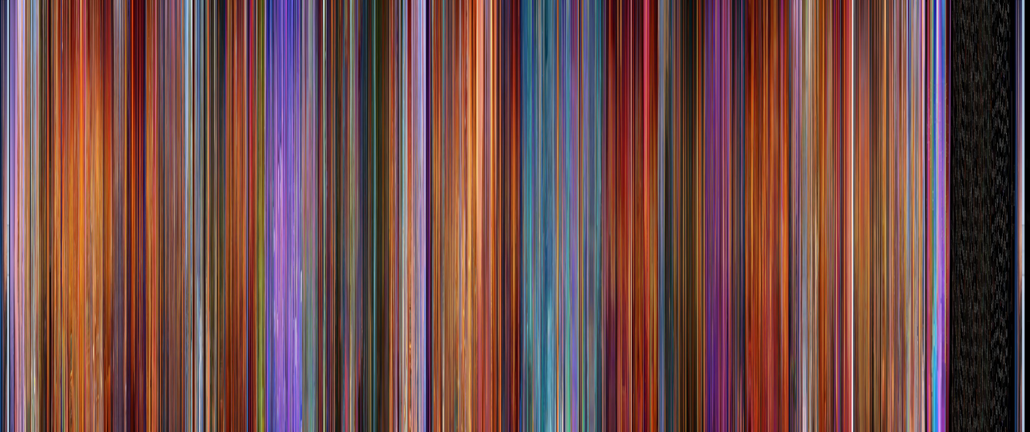 The complete color barcode for Elemental (2023)
