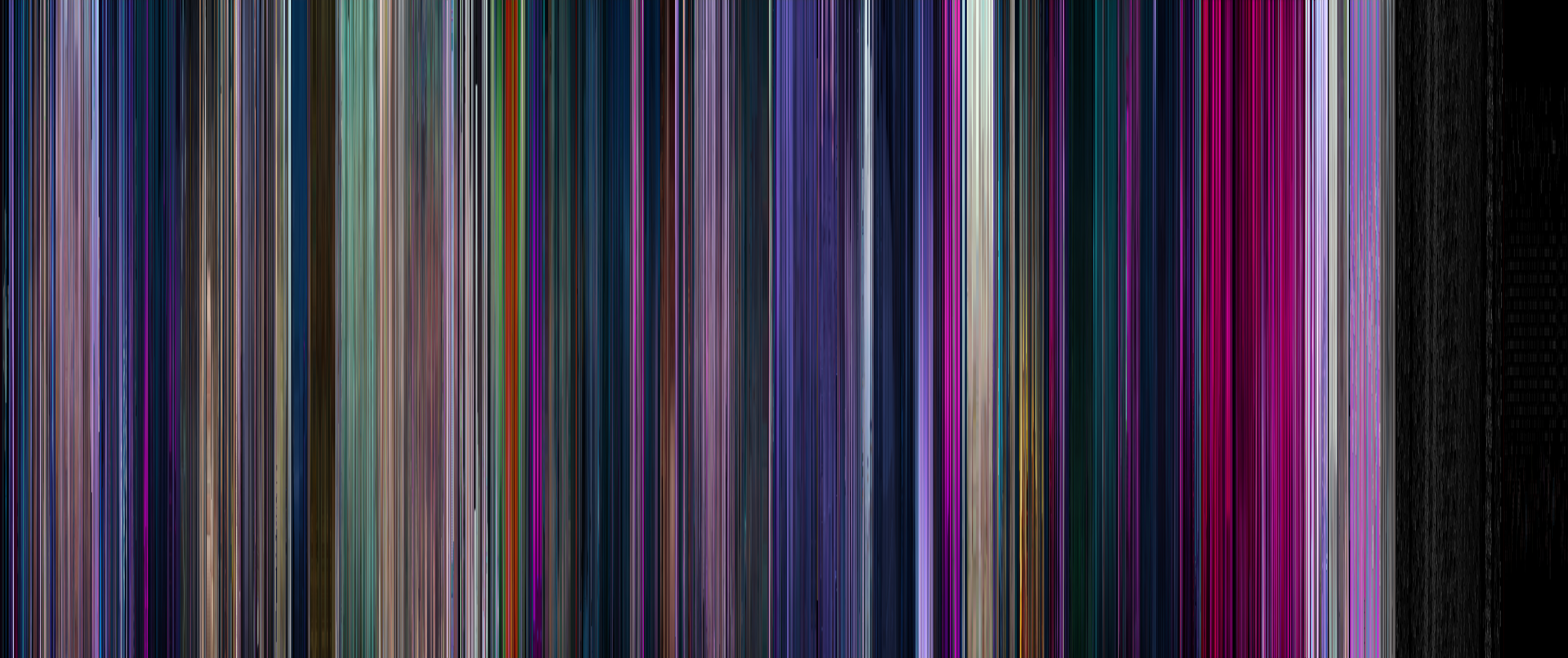 The complete color barcode for KPop Demon Hunters (2025)