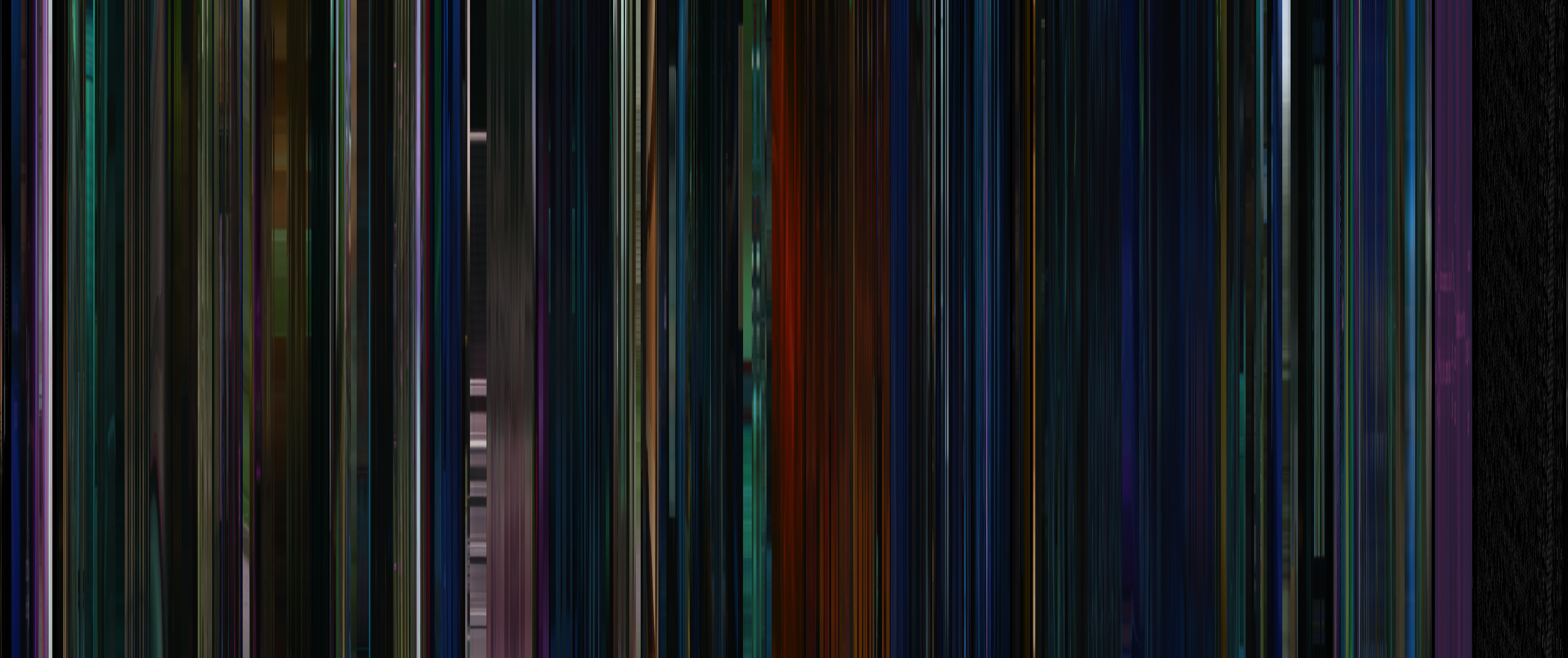 The complete color barcode for I Saw the TV Glow (2024)