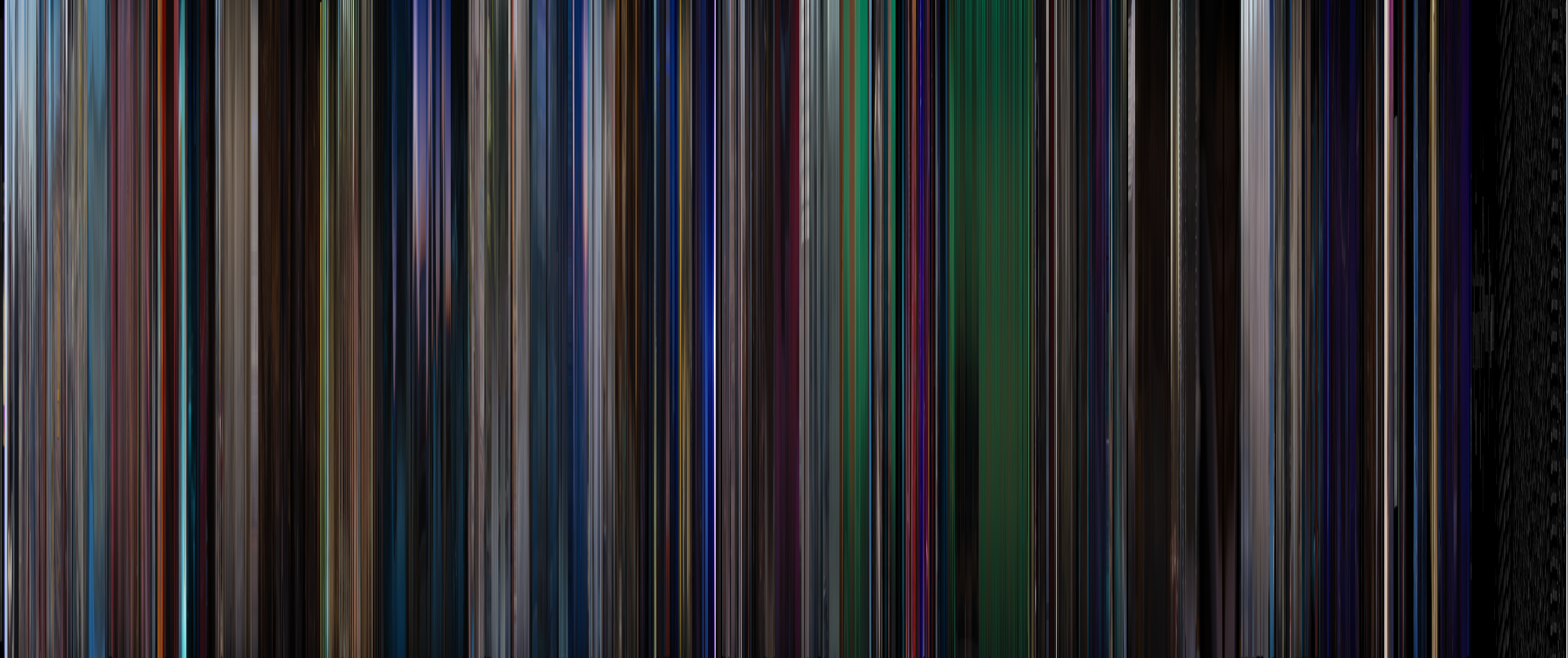 The complete color barcode for La La Land (2016)