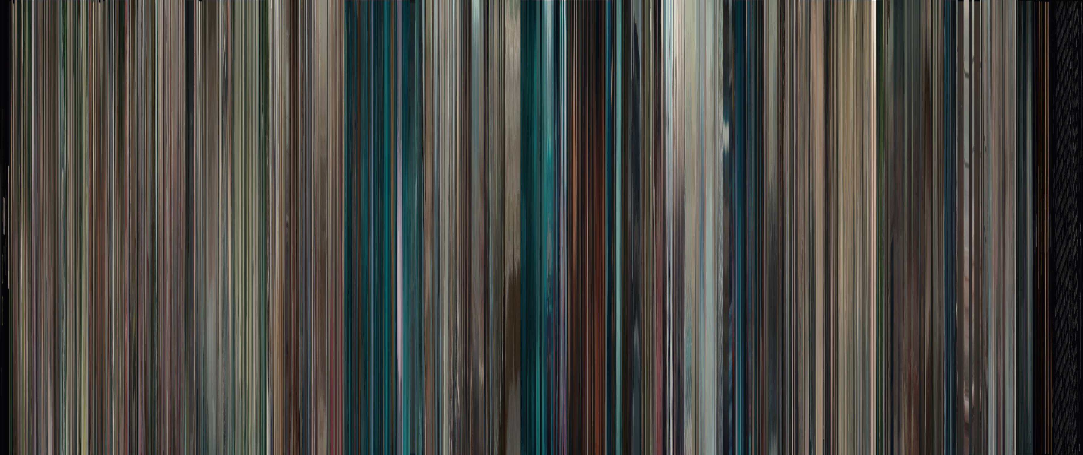 The complete color barcode for Blue Valentine (2010)
